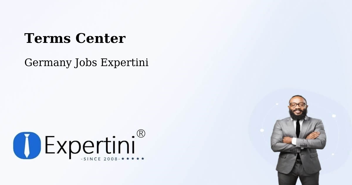 Terms of Service – Plauen - Germany Jobs Expertini